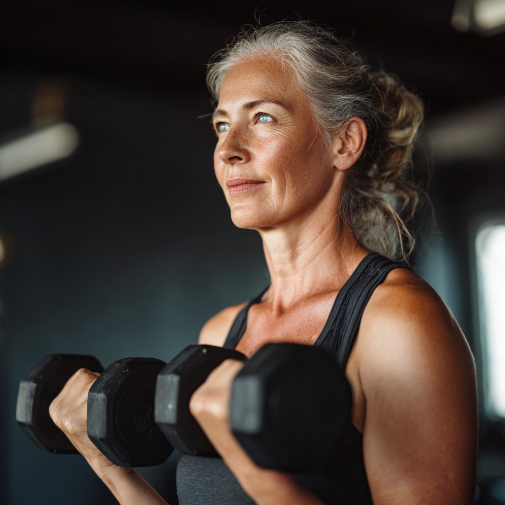 Group of Ukrainian adults engaged in intensive fitness training, showing determination and strength during workout session